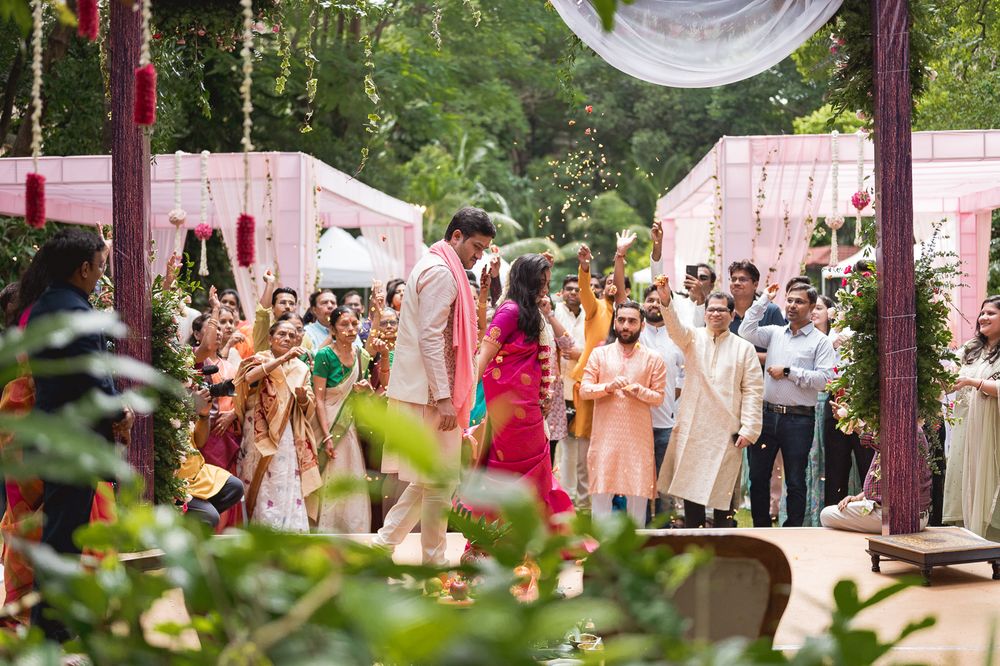 A South Indian Bengali wedding with a pet cat at Taj West End, Bengaluru
