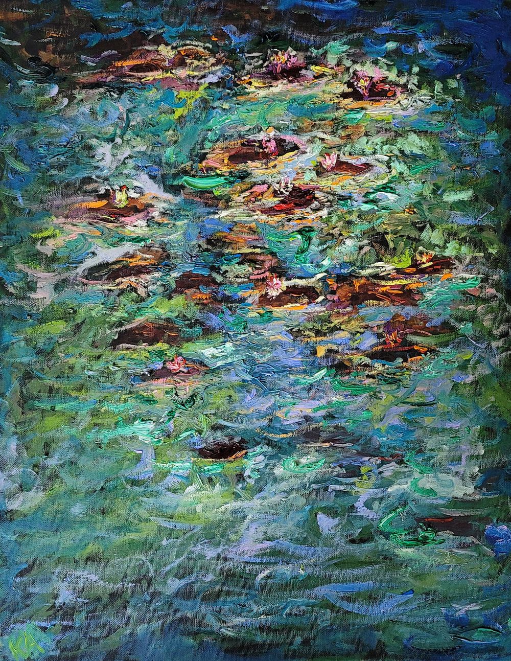 KIM AHONOUKOUN WATERLILIES MONET NYMPHEAS