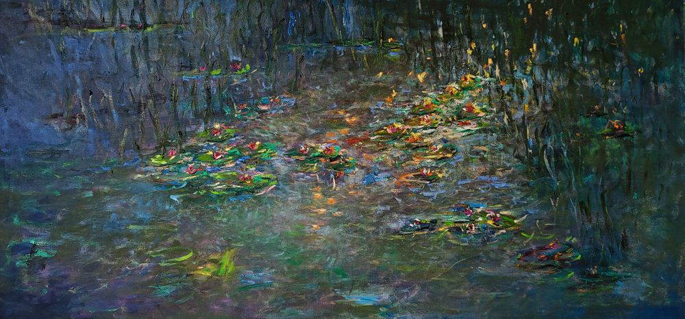 AHONOUKOUN WATERLILIES MONET NYMPHEAS