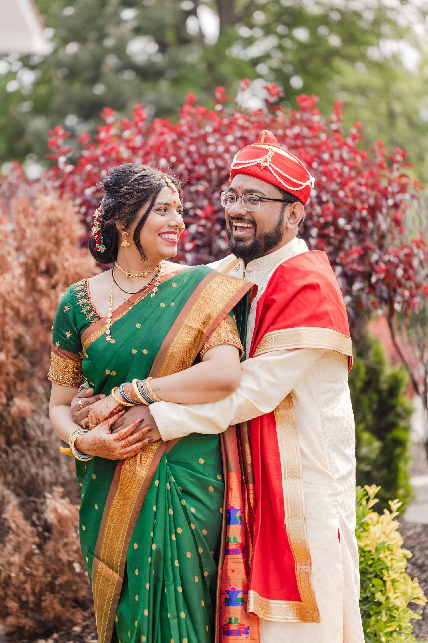 Marathi Indian Wedding Couple