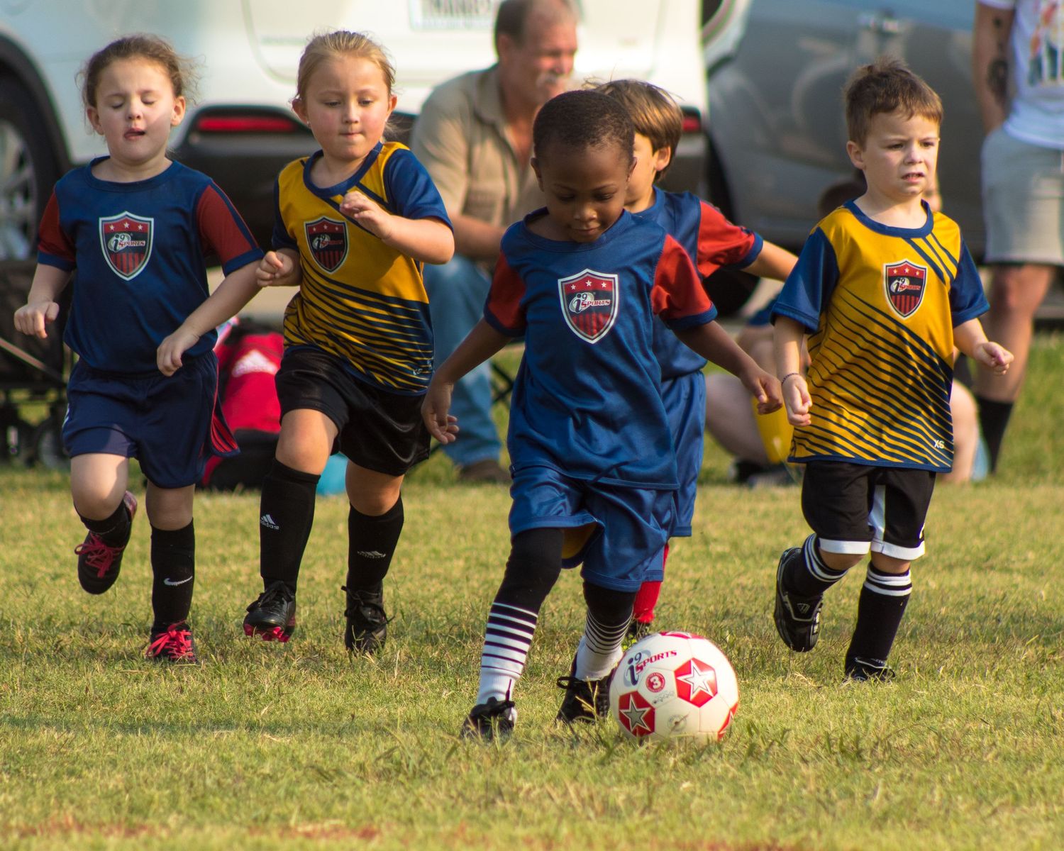 kids playing soccer