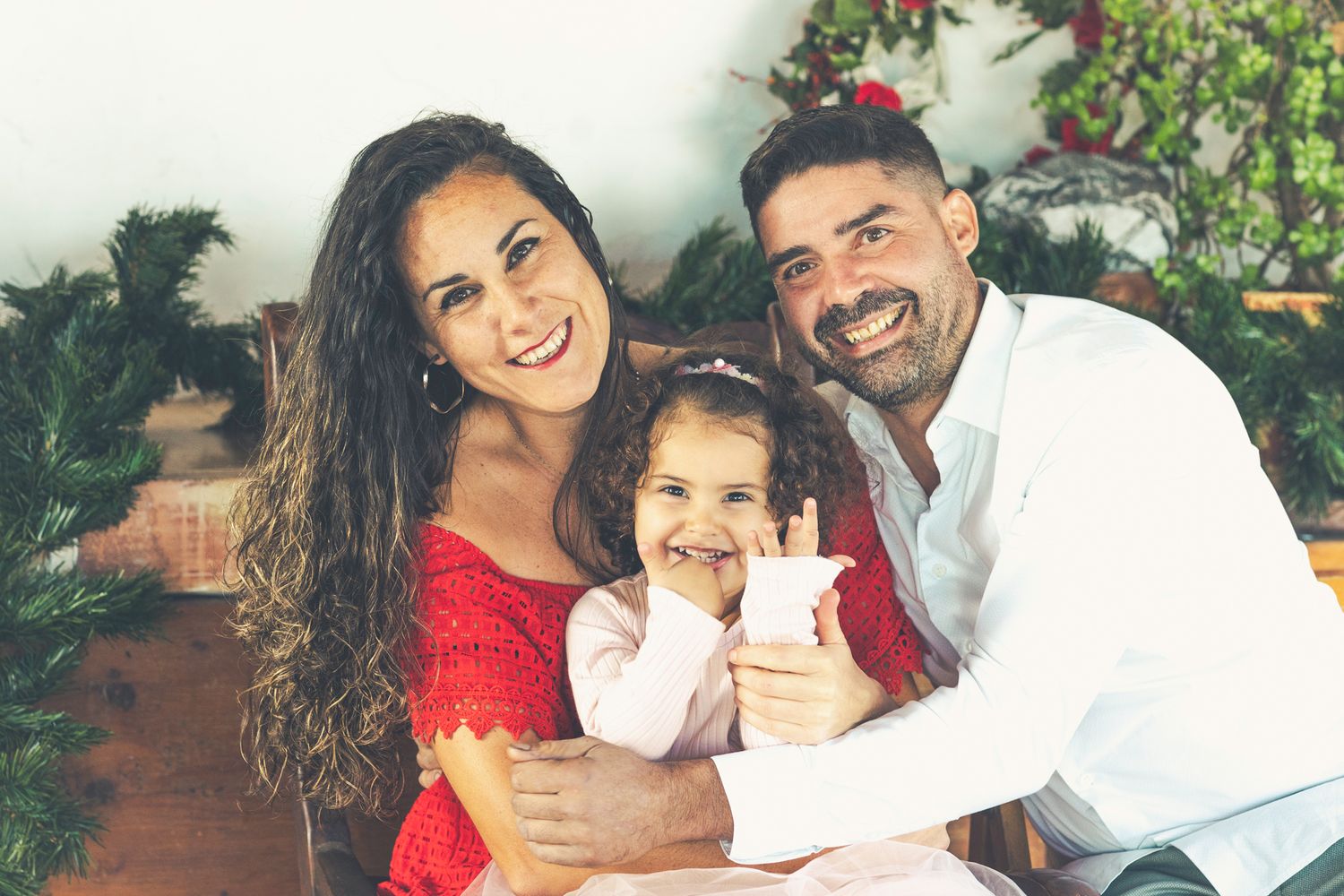 Family Christmas mini photo session