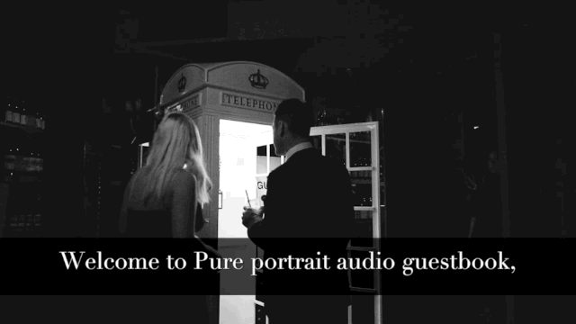 Audio Guestbook phone booth