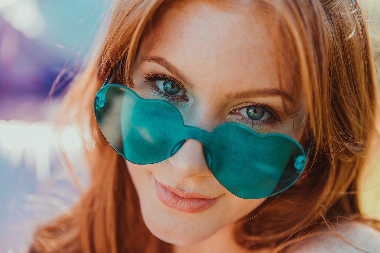 chicago model kelly nicole in elk grove village illinois, summer photography, red hair
