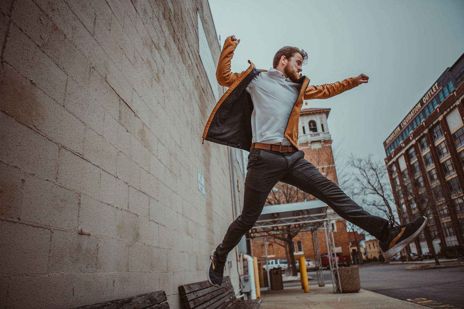 Jumping photography music artists