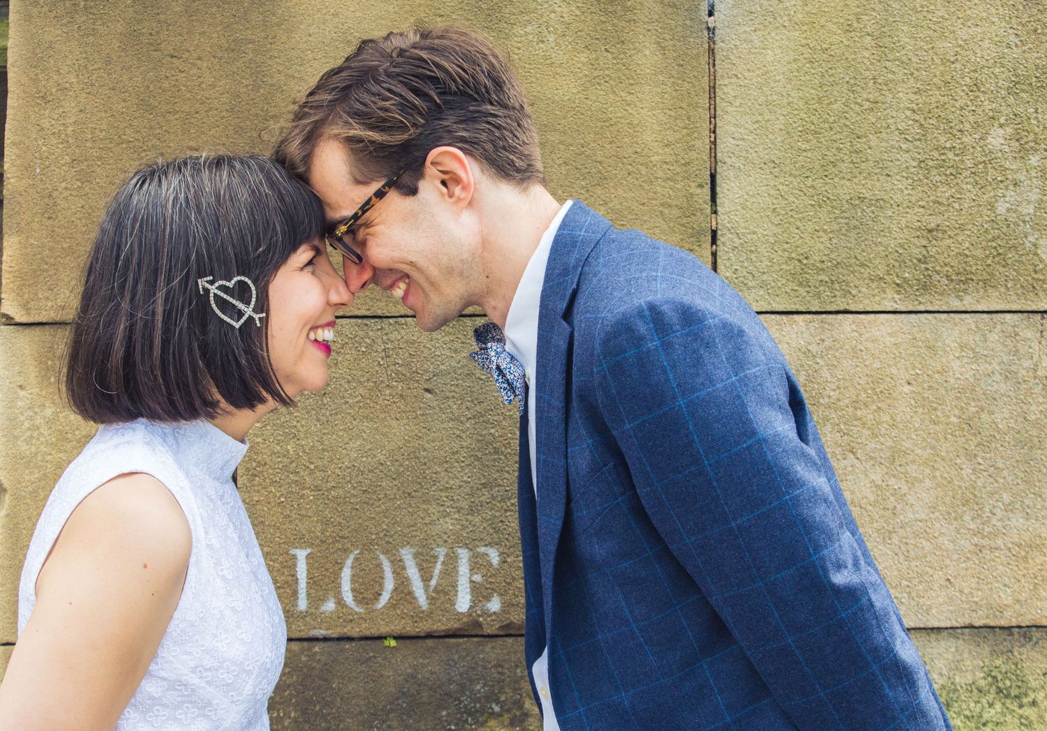 Natural smile wedding portrait St George's Hall, Liverpool