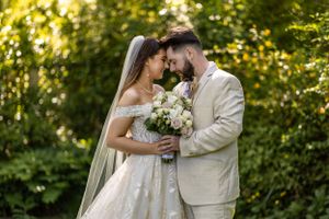 Bride and groom at a wedding captured by Christchurch Wedding Photographer