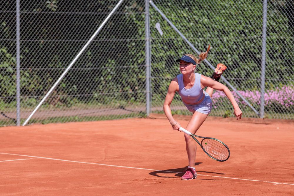 Rebecca Mortensen i kamp