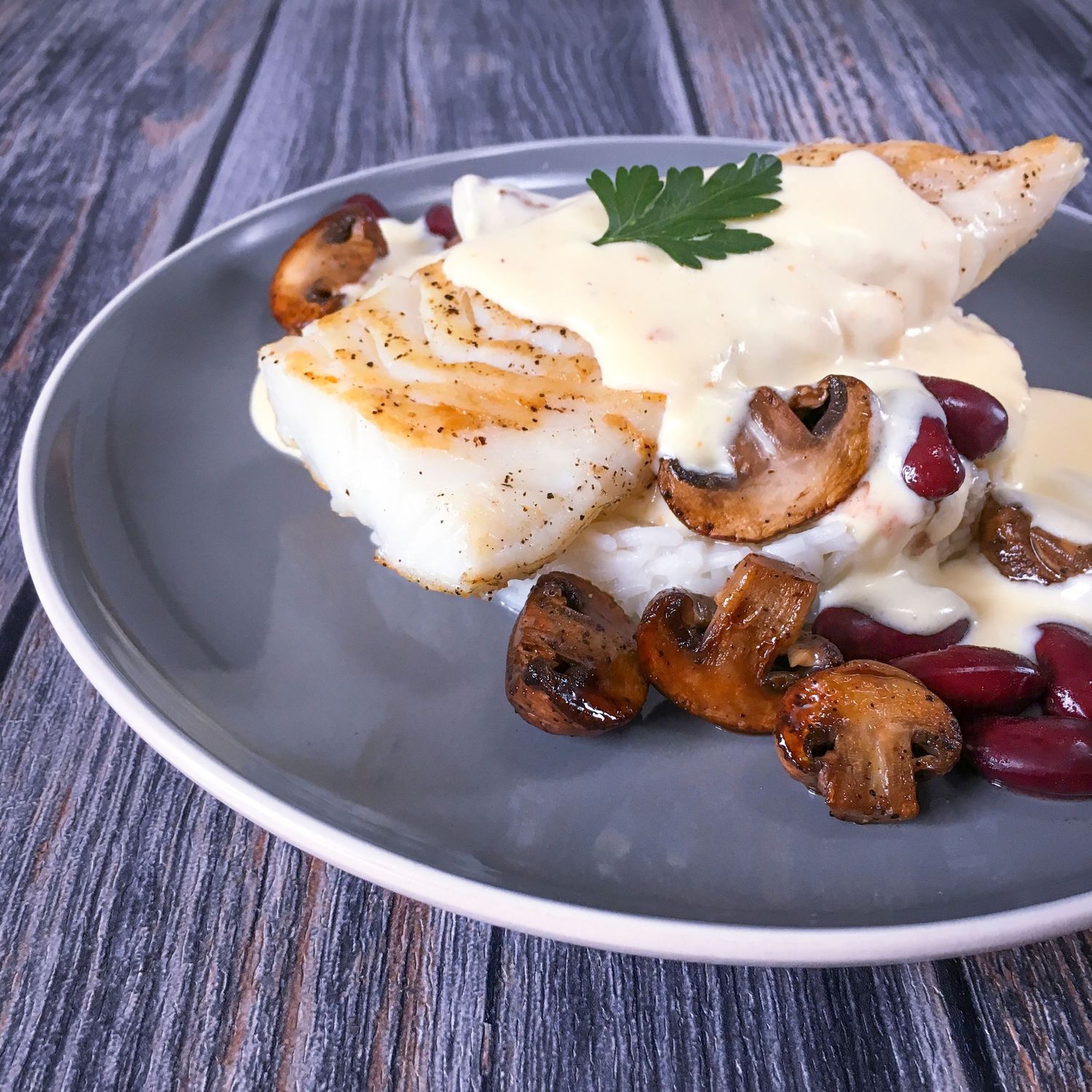 Fish With Vegetables & Smoked Cheese Sauce - Photo by © Reka Csulak
