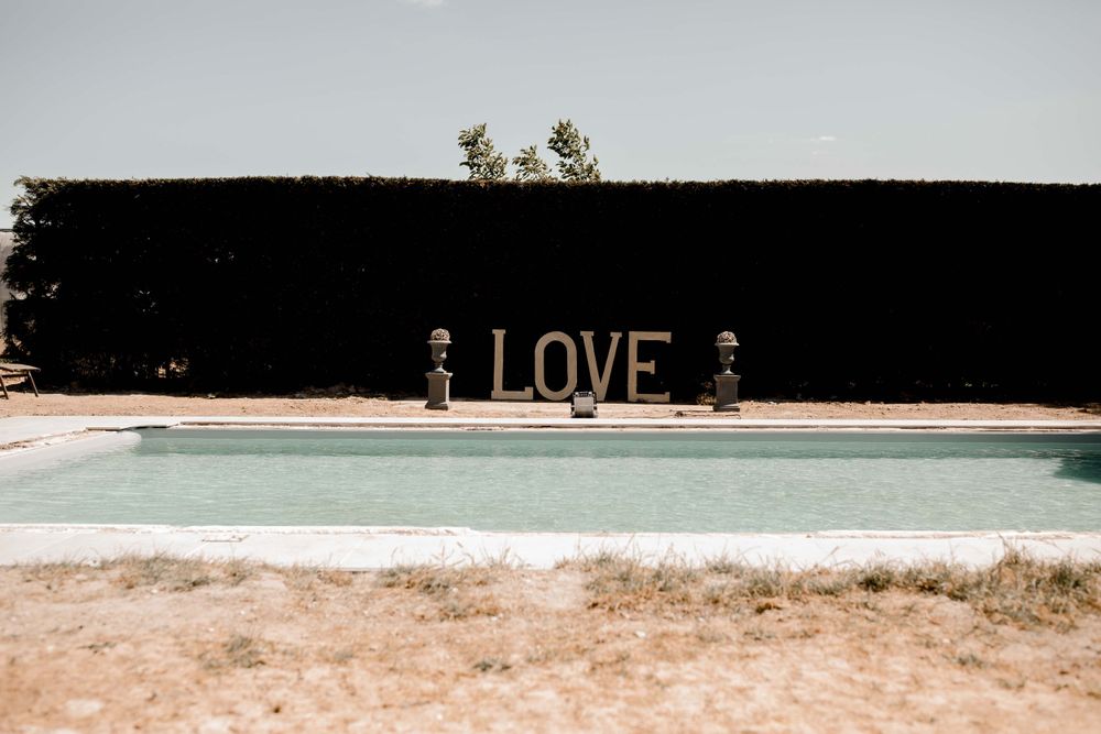 décoration mariage love