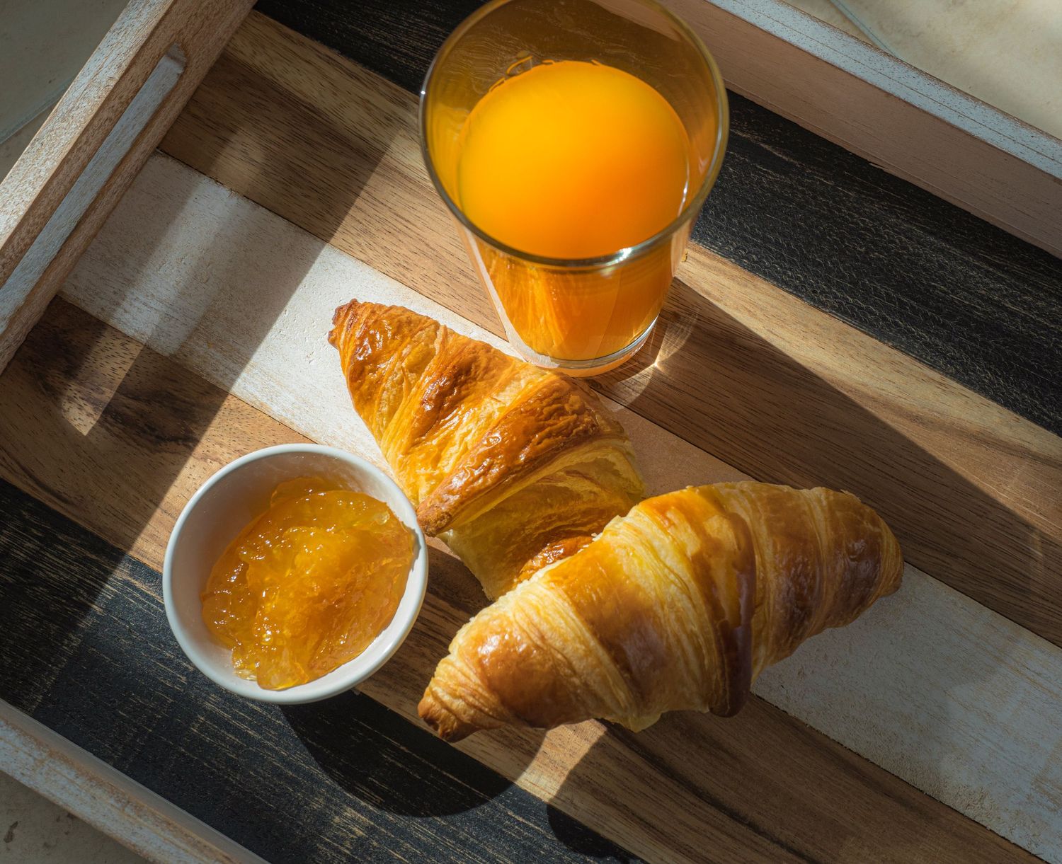 Food photography, croisaint