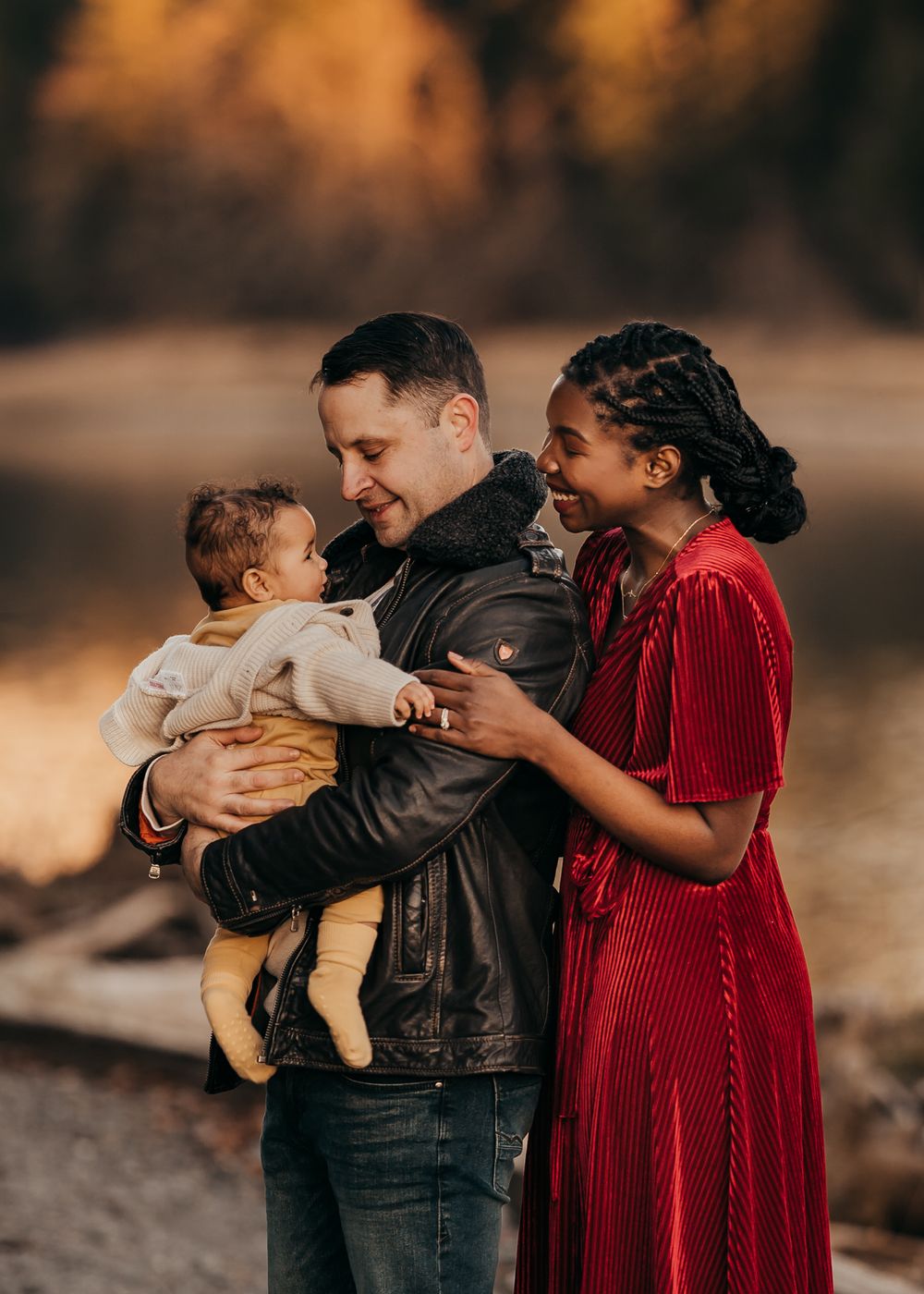 Lake family portrait session by wander and wild photography