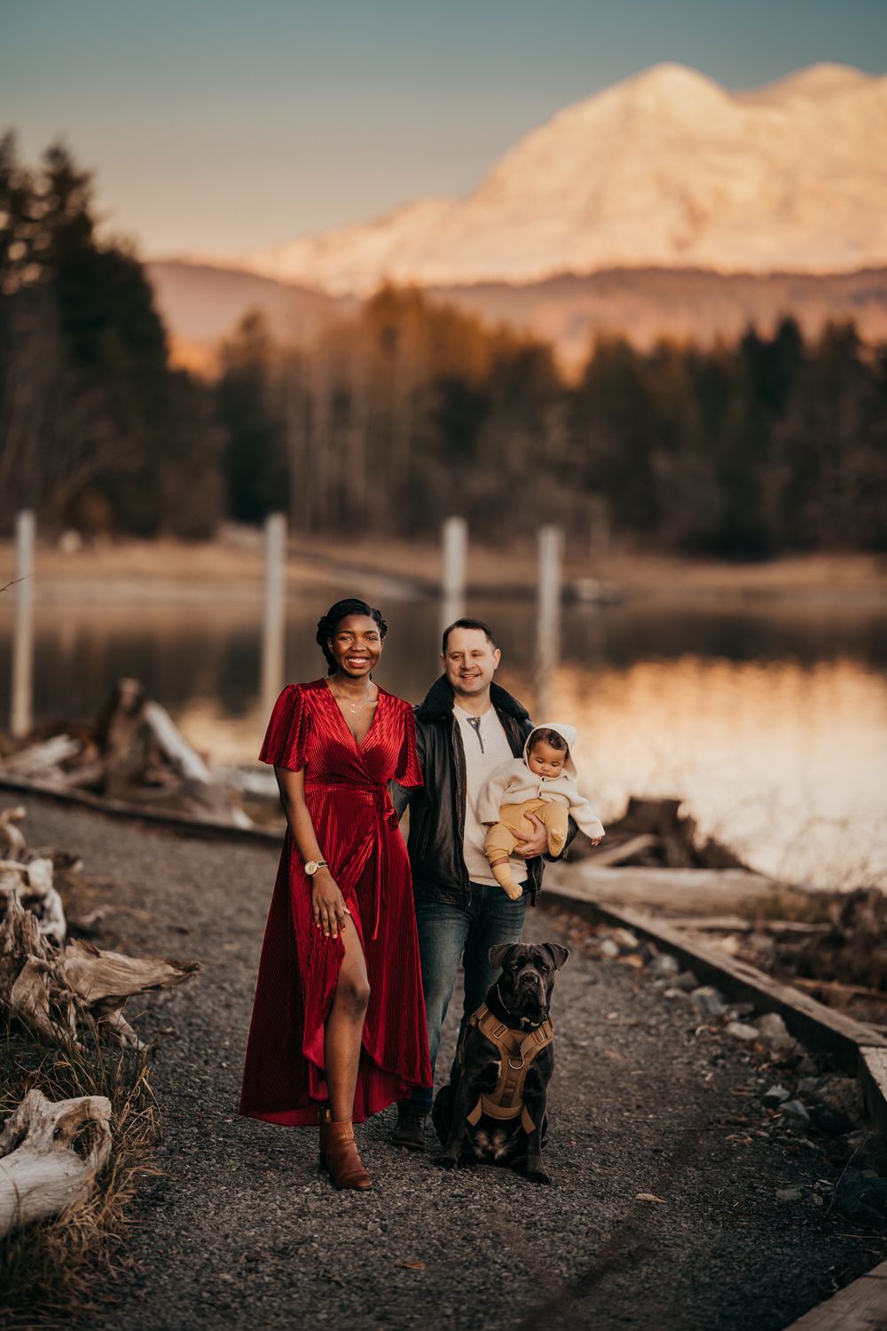 Lake family portrait session by wander and wild photography