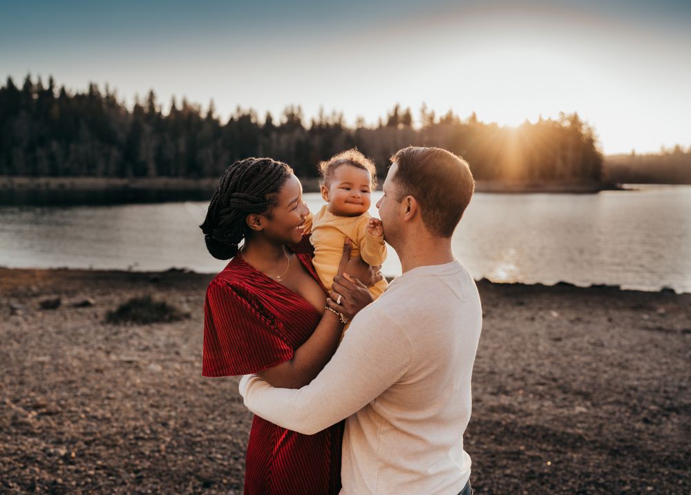 Lake family portrait session by wander and wild photography