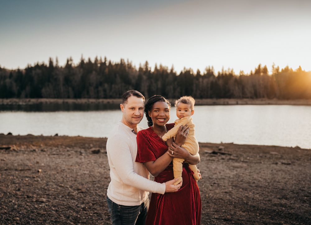 Lake family portrait session by wander and wild photography