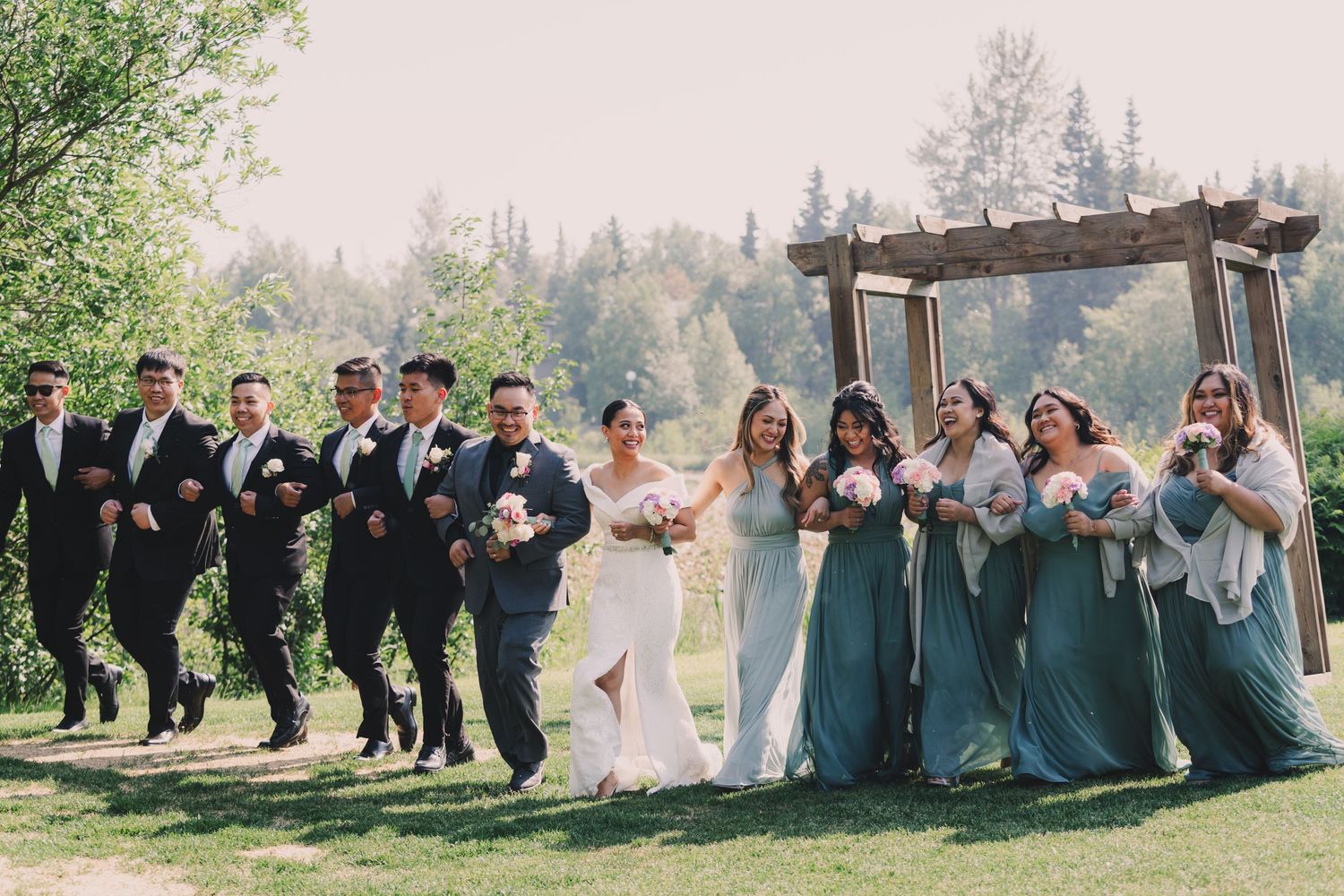 The day of the wedding