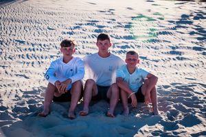 my boys at beach