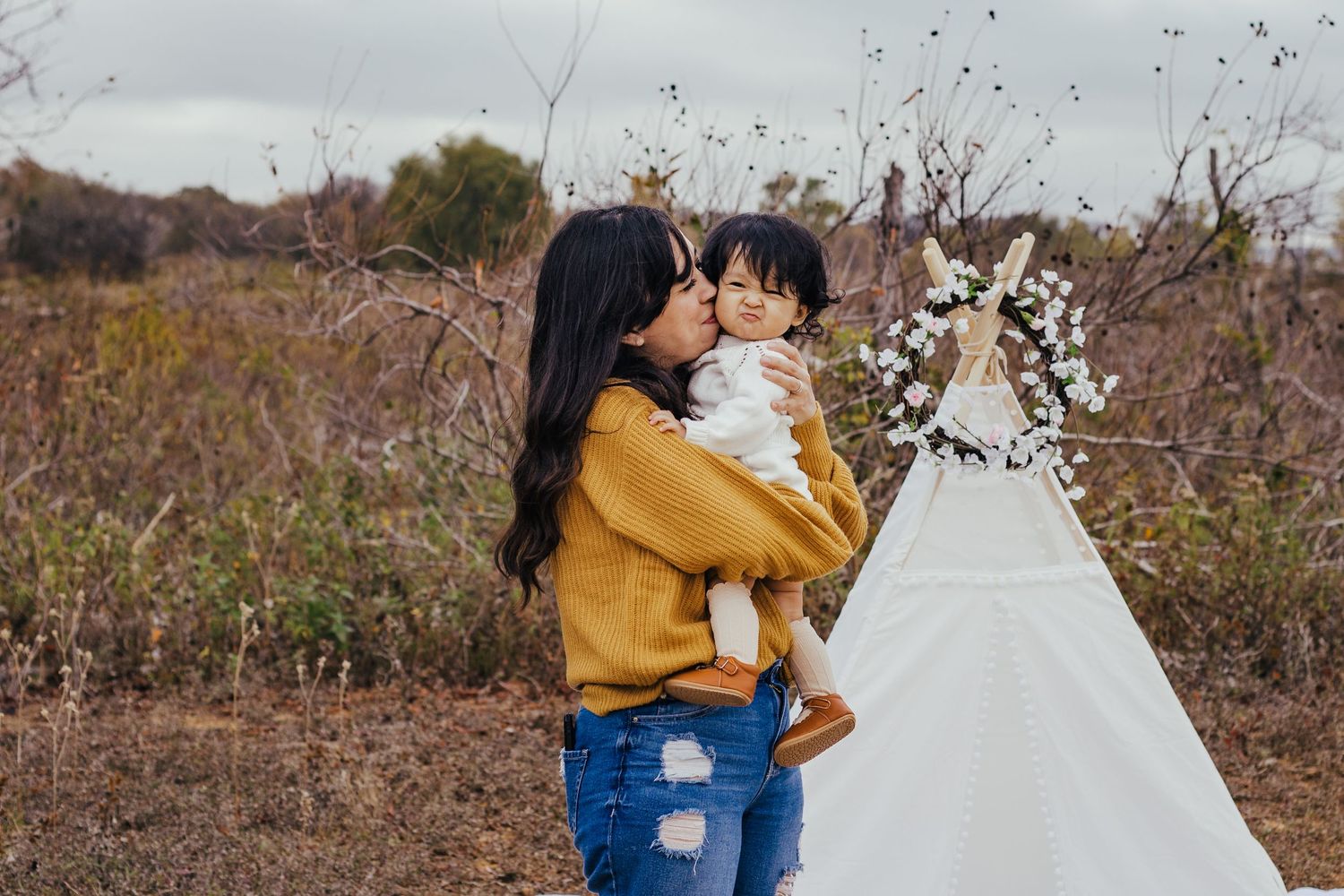 Mom and one year old
