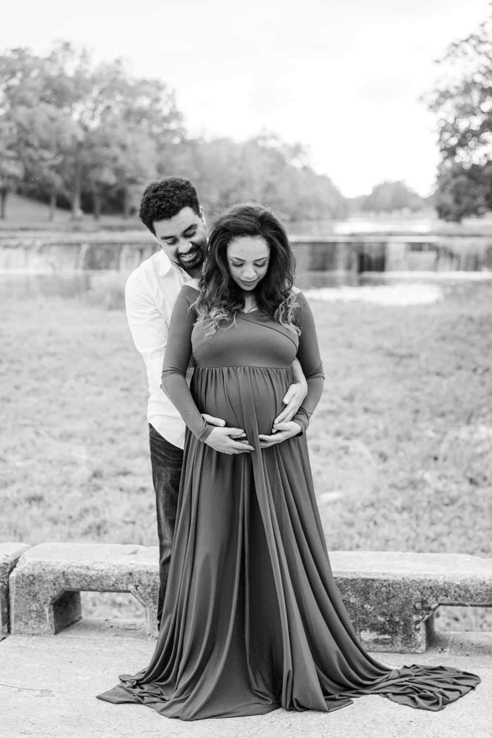 San Gabriel Park maternity photo