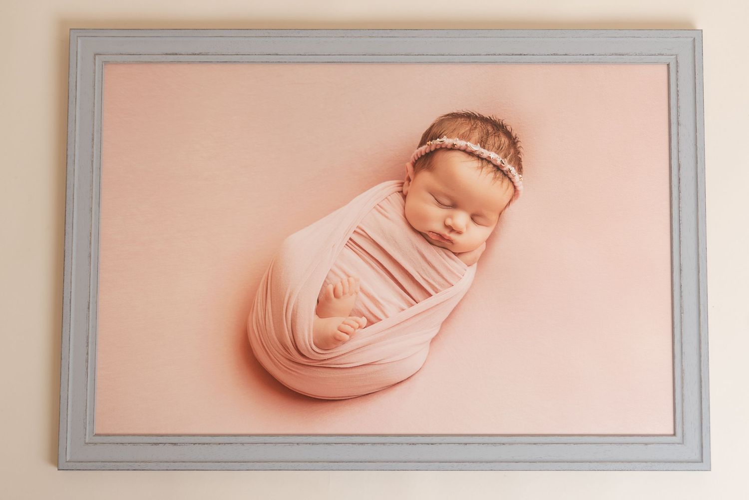 NEWBORN BABY GIRL FRAME WALL ART