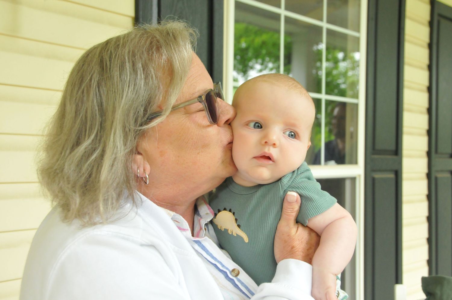 Picture of grandma with infant grandson