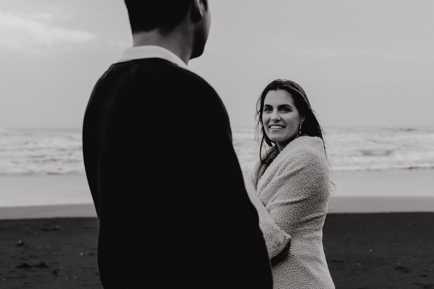The smile of a woman in love, that's perfection.