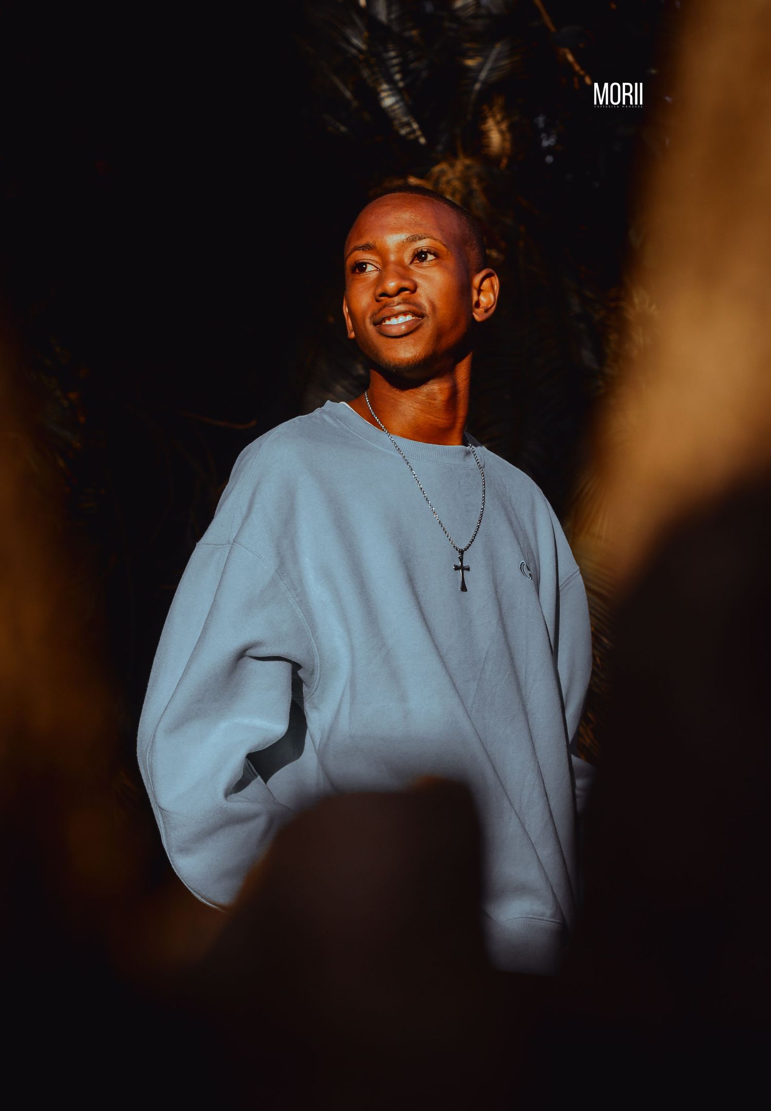 man posing for portrait session