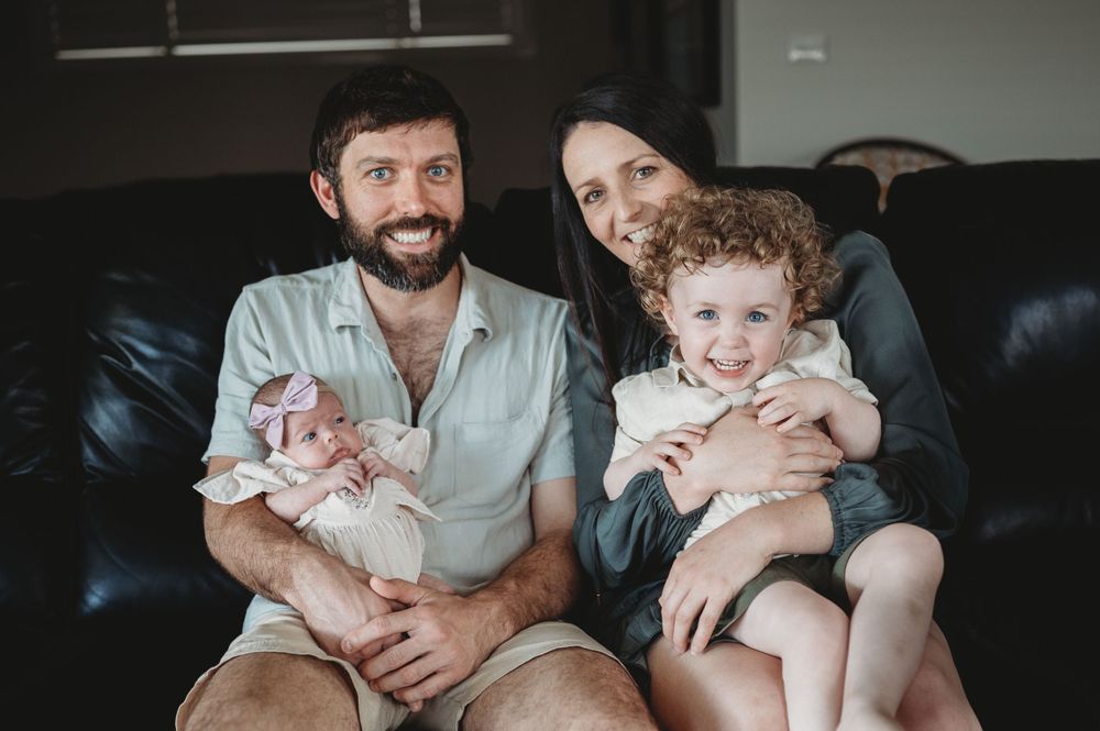Family Newborn Lifestyle Photoshoot