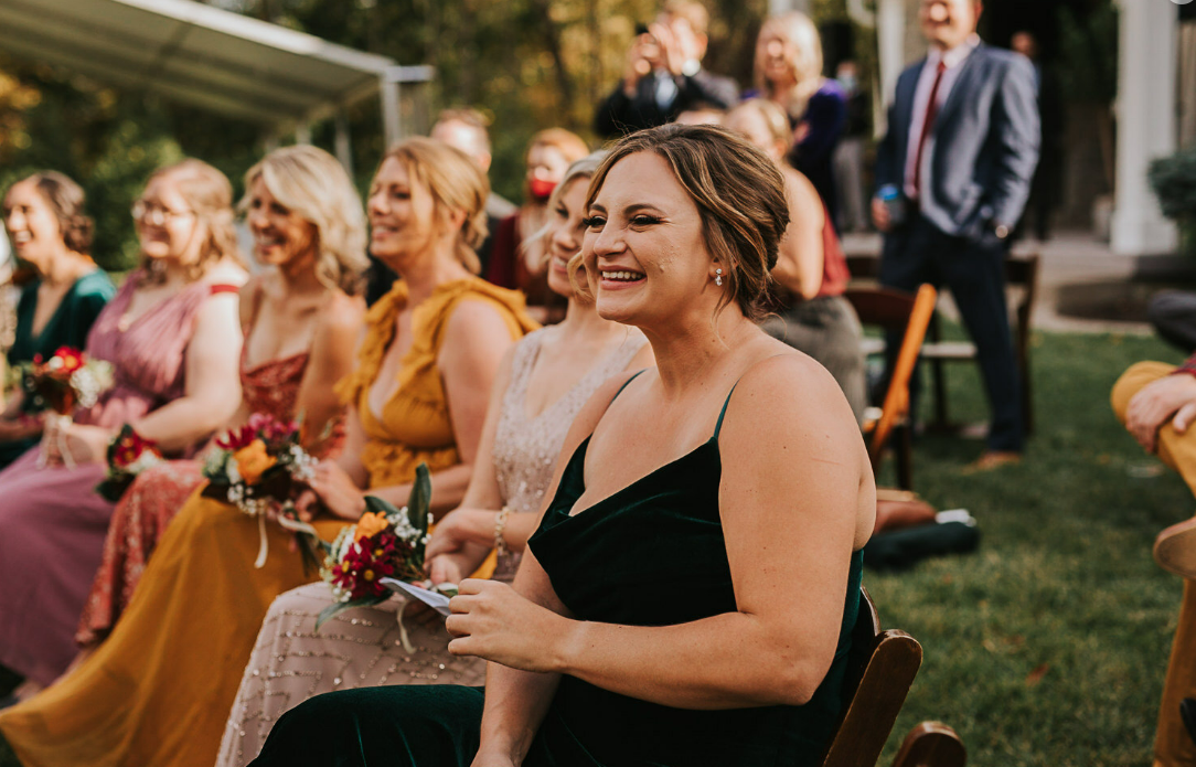 intimate backyard elopement in The Woodlands, Tx