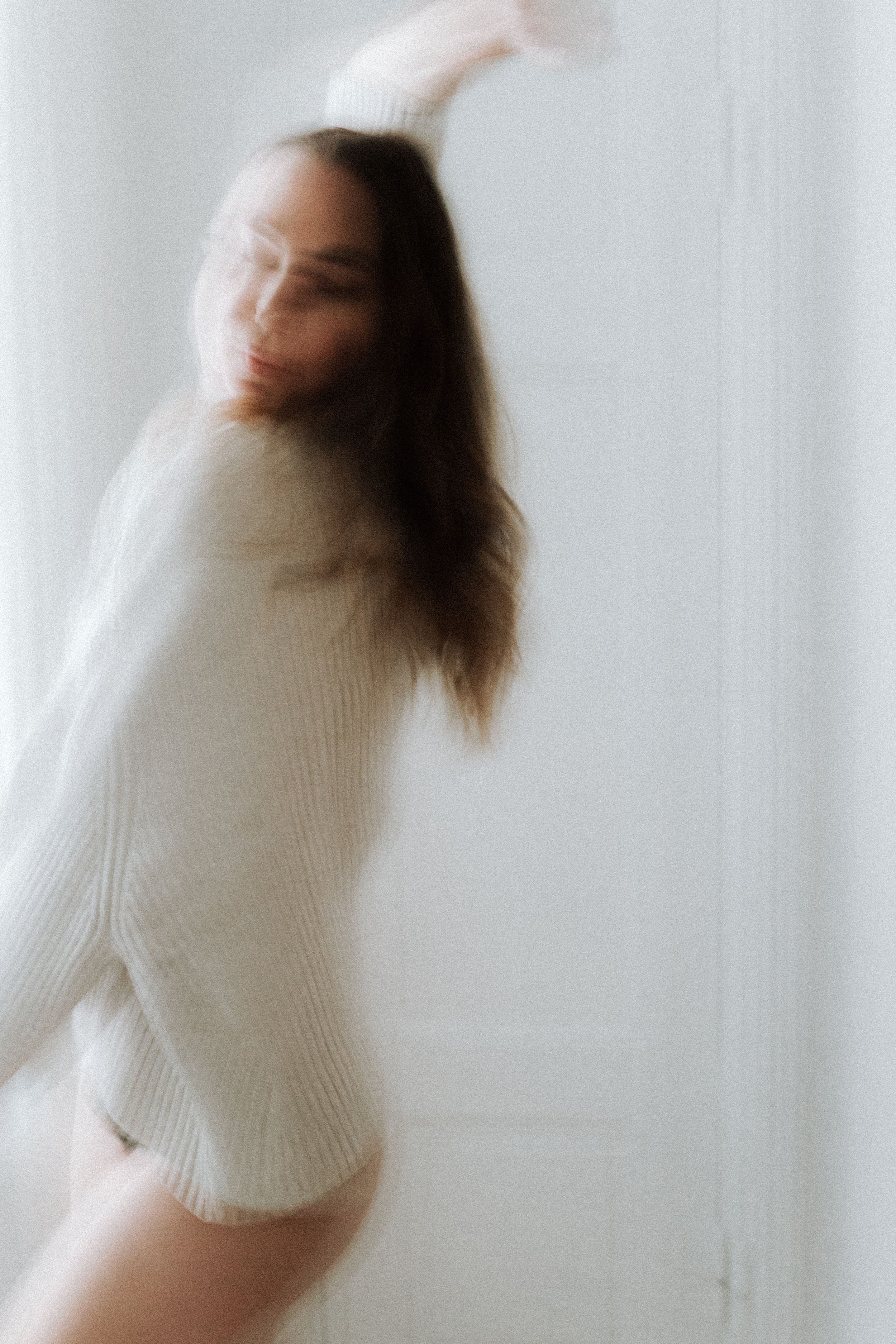 A woman dancing