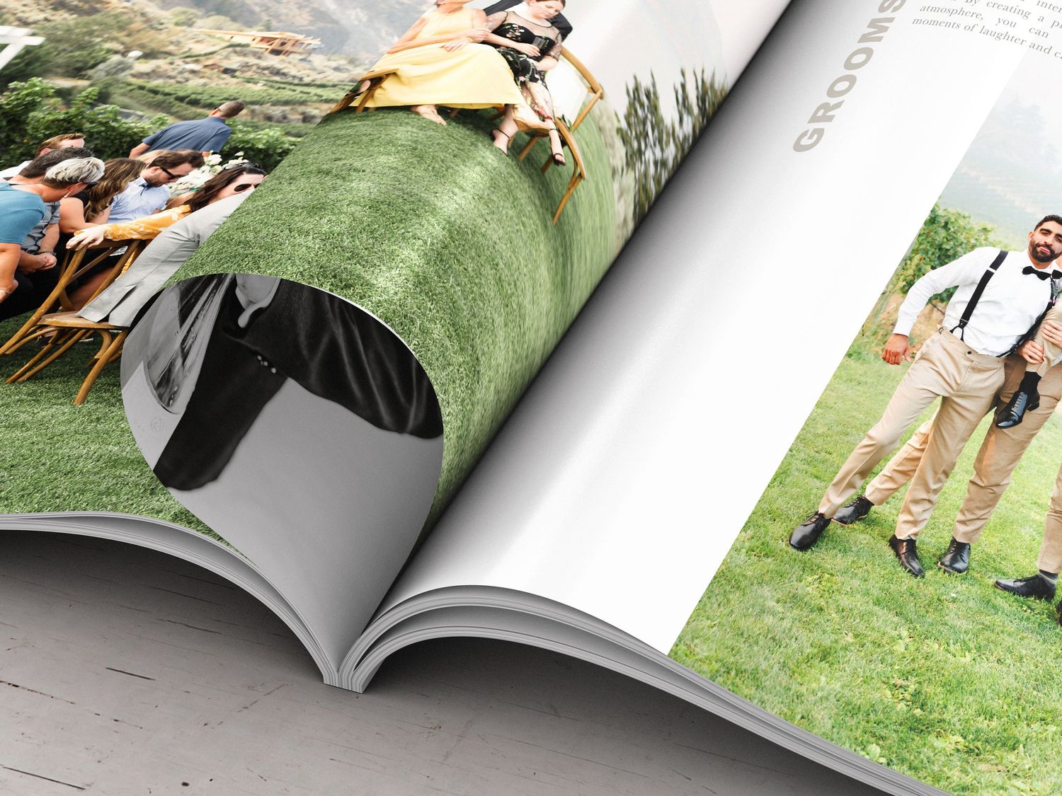Personal wedding Magazines.  Wedding magazines customized.