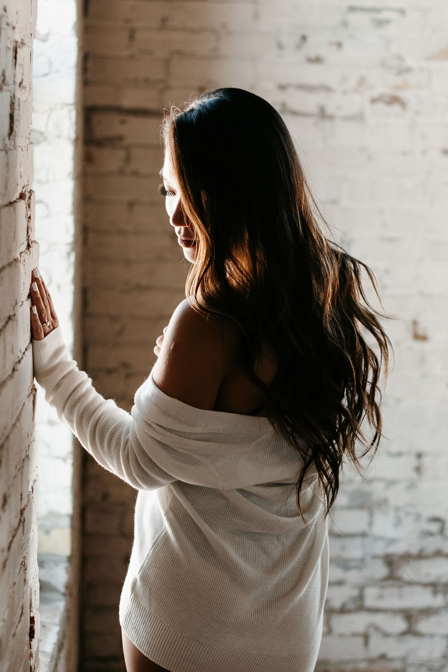 Studio boudoir session in Minneapolis. Lindsay Miller Photography