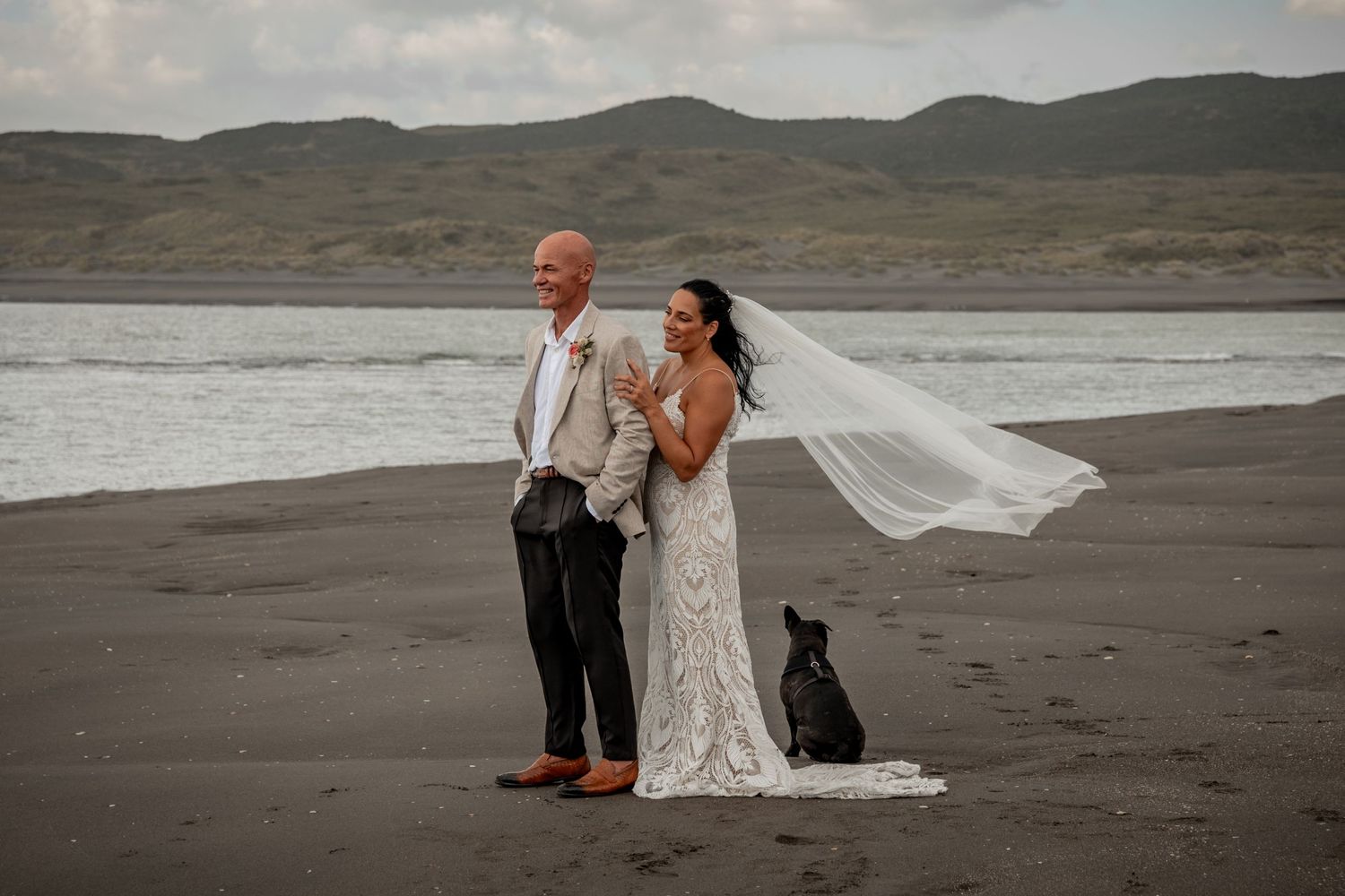 Stunning wedding beach images