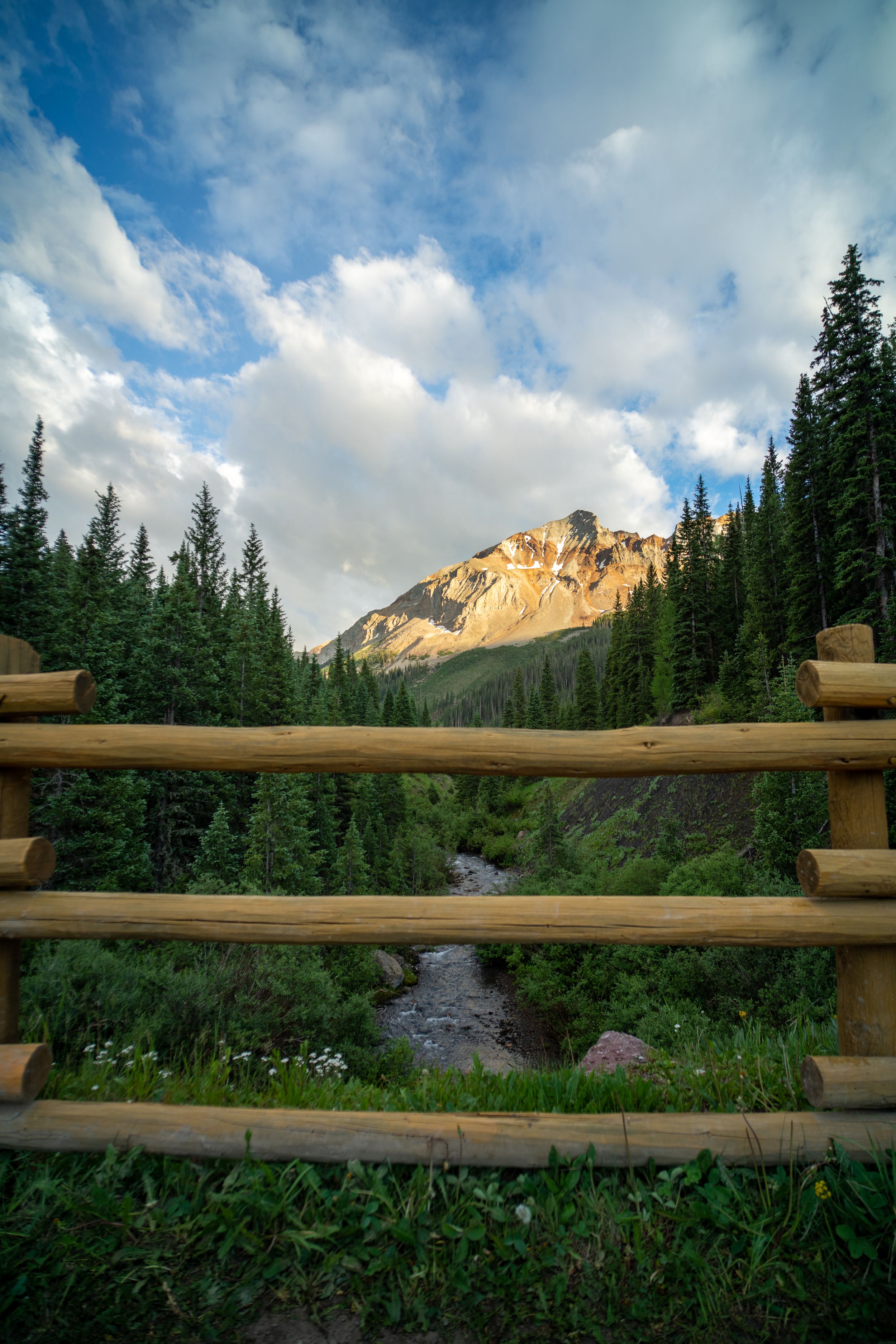 trout lake Colorado, mountain scenery