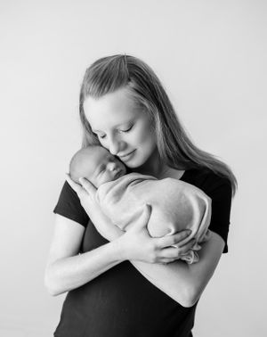 mom and baby