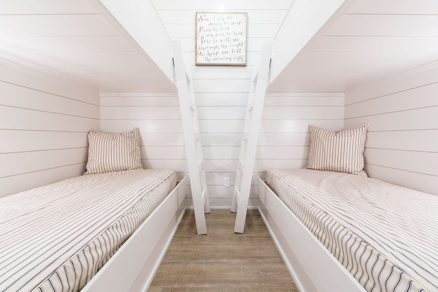 White bunk room