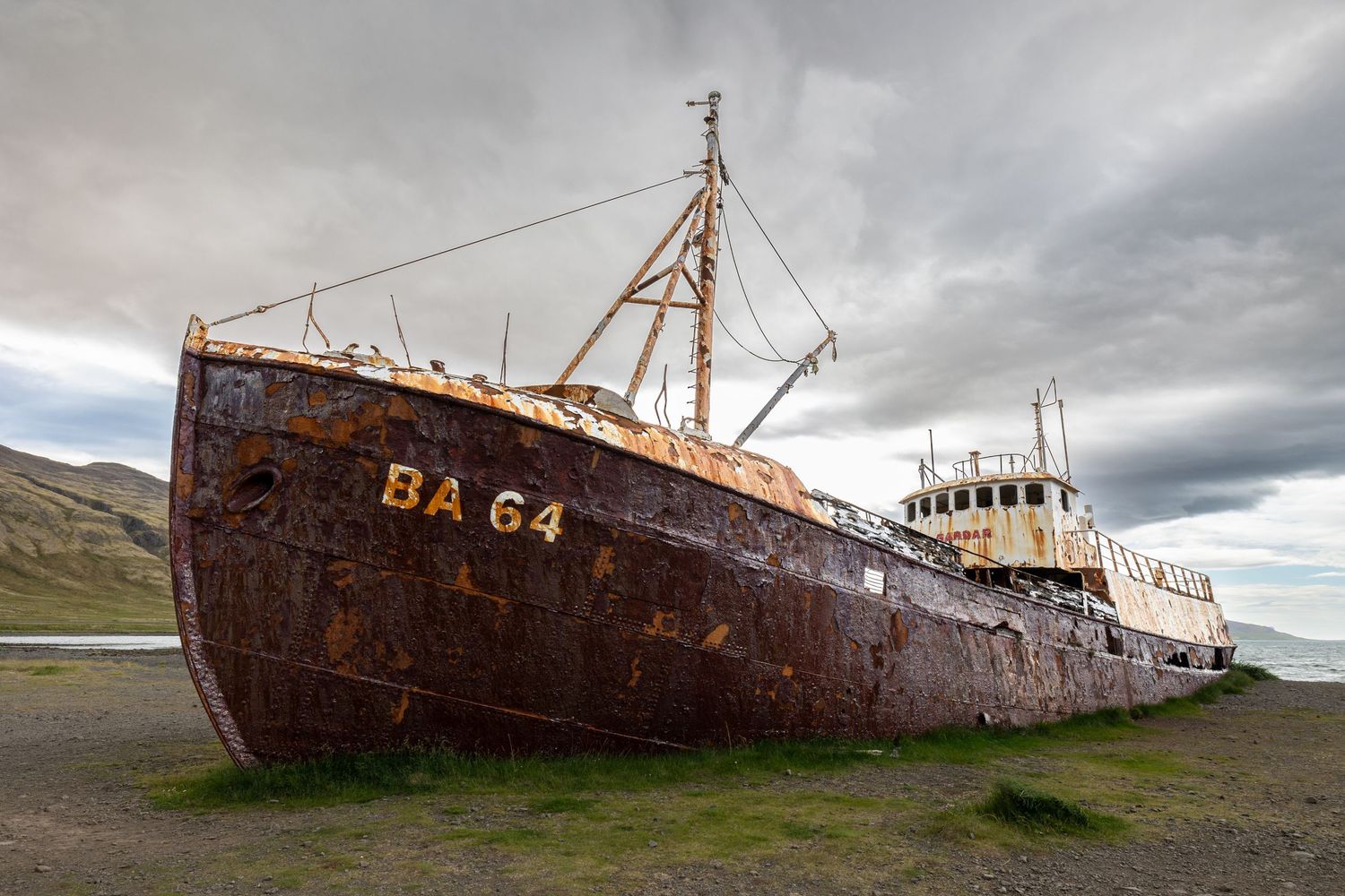 Iceland's ship wreck custom prints