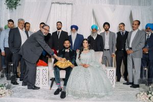 Cherished moments with family and friends, captured beautifully during the engagement celebration.