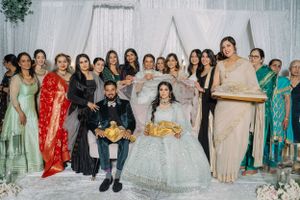 Cherished moments with family and friends, captured beautifully during the engagement celebration.