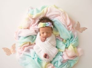 rainbow baby photoshoot, york pa newborn photographer, south central Pa photographer, studio photographer