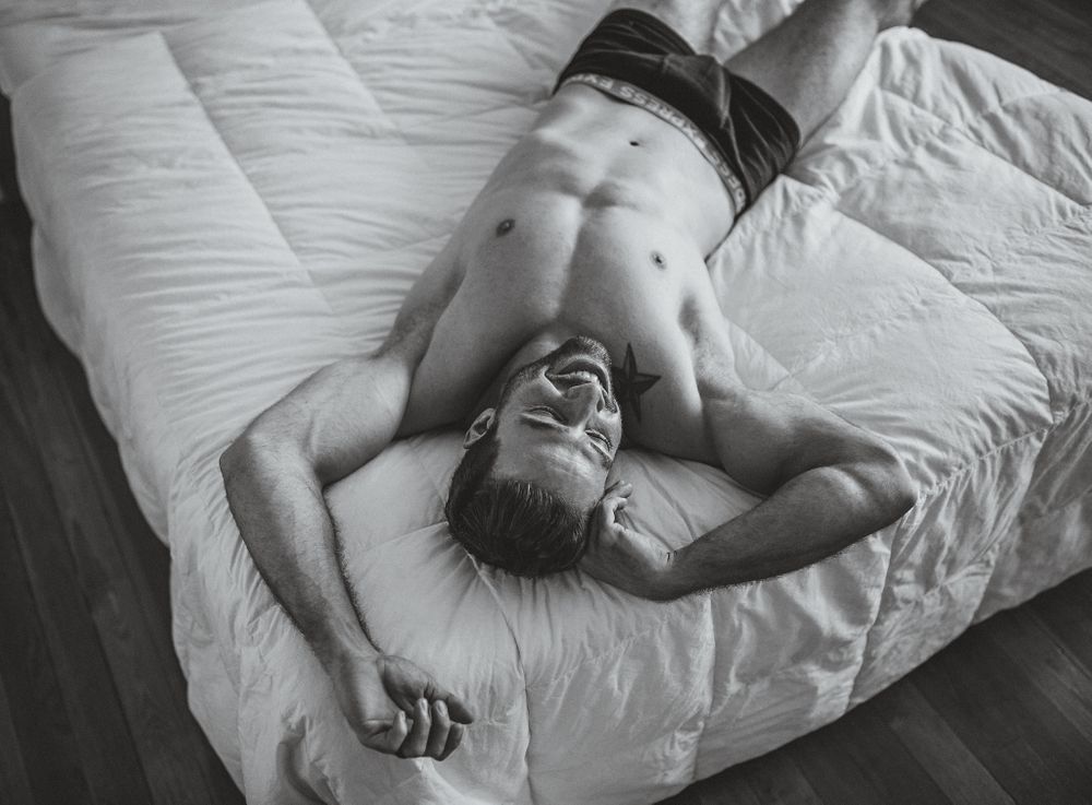 male boudoir photography session in Ogunquit Maine