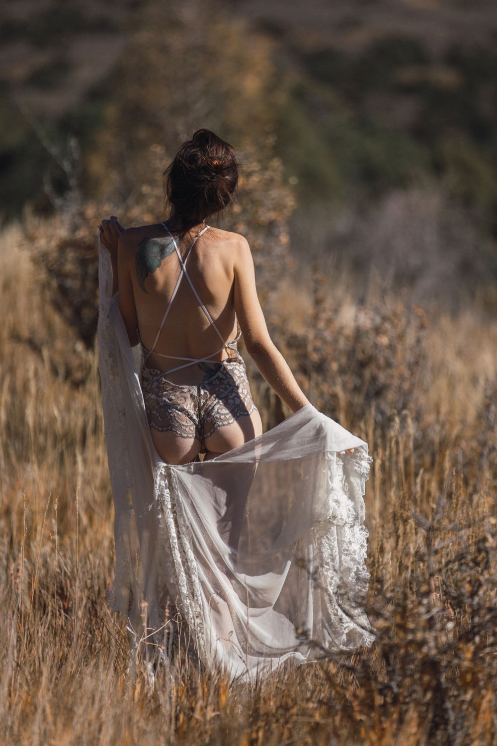 outdoor natture boudoir photographer western maine
