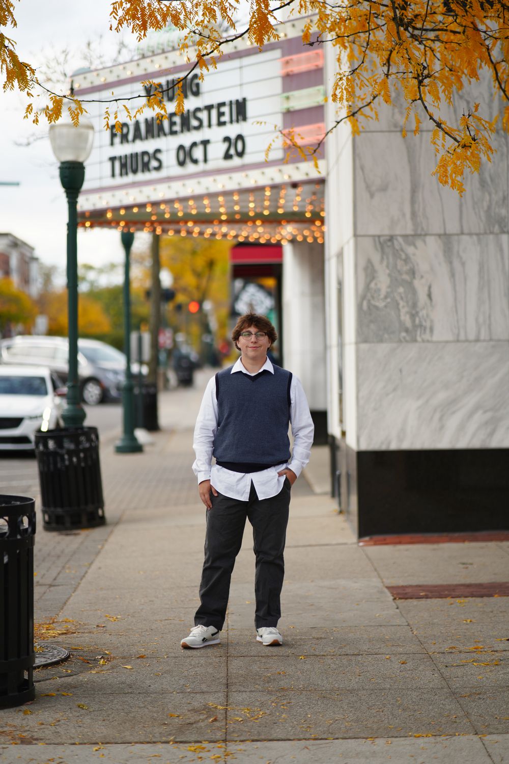Senior photo in Plymouth Michigan