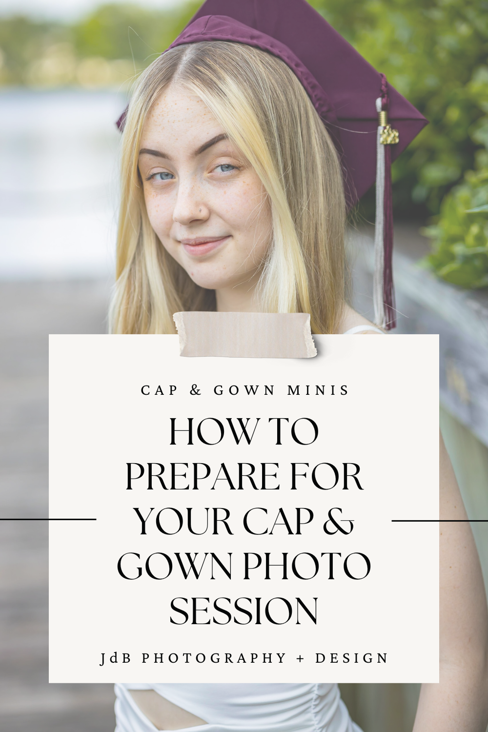 CAP AND GOWN GRADUATION PHOTO SESSION IN RICHMOND VIRGINIA