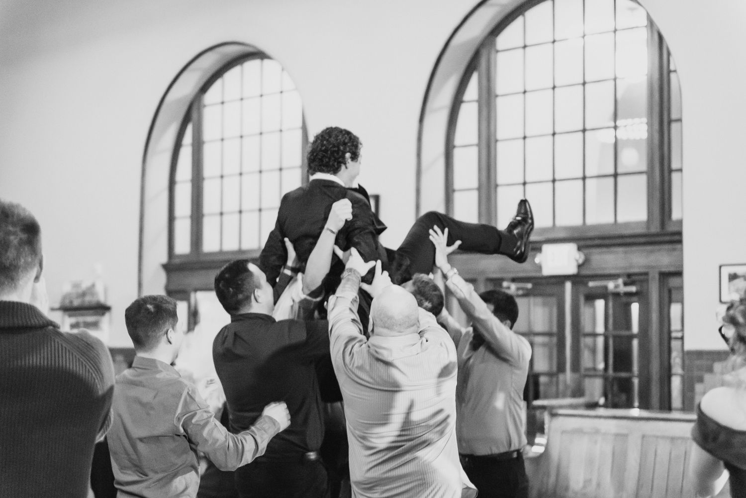 Groom Wedding Photography Dancing Boise Train Depot