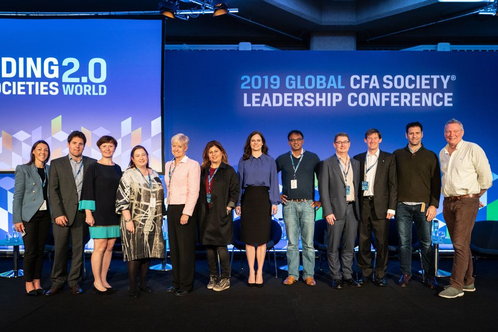 Winners at CFA Society Leadership Conference at Queen Elizabeth II Centre