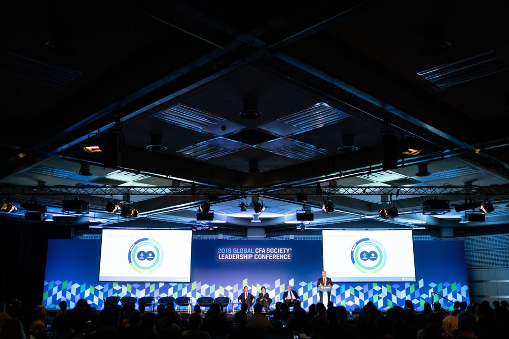 Panel at CFA Society Leadership Conference at Queen Elizabeth II Centre