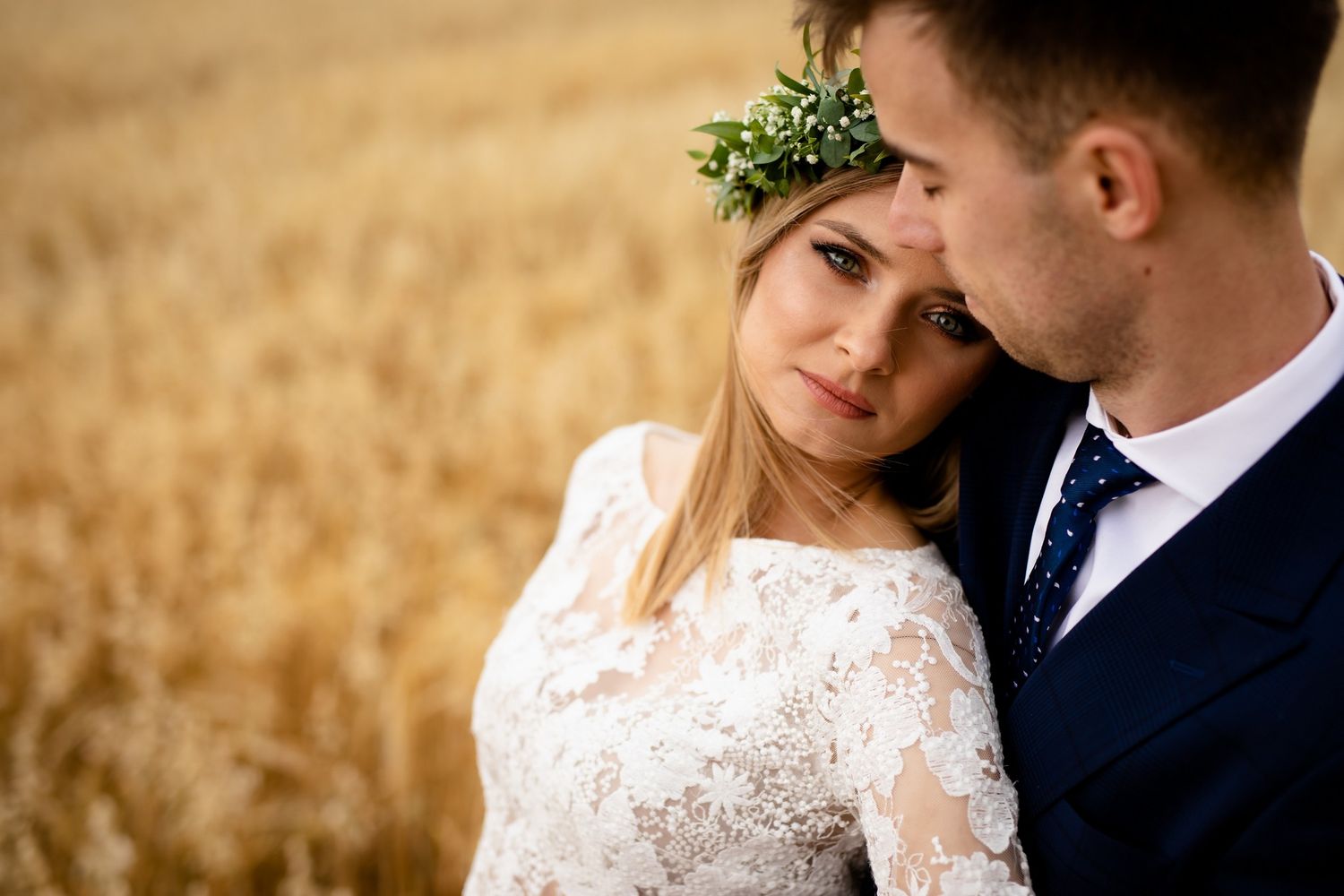 Fotograf ślub, plener, zboże