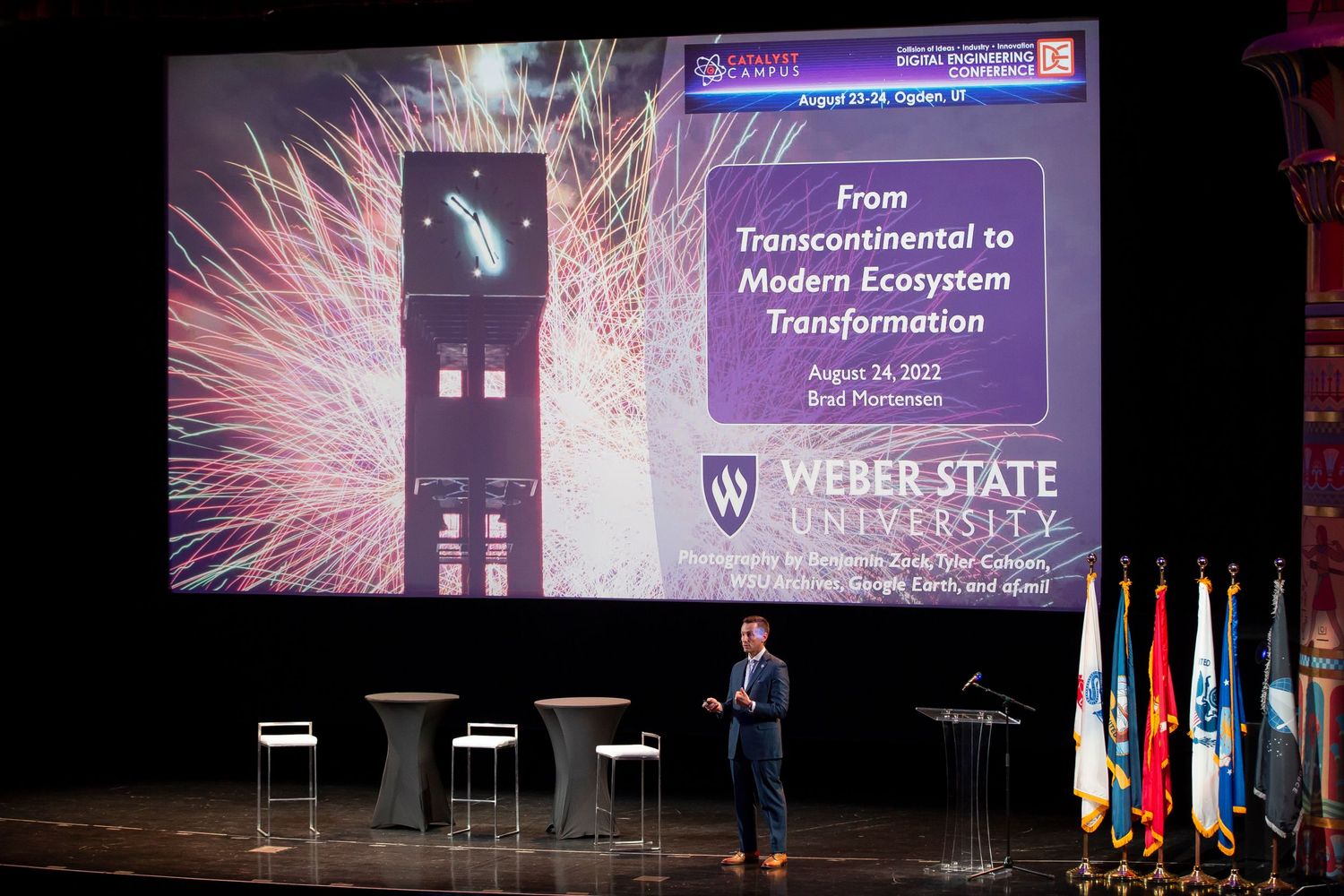 Weber State event speaker Eccles Center Utah