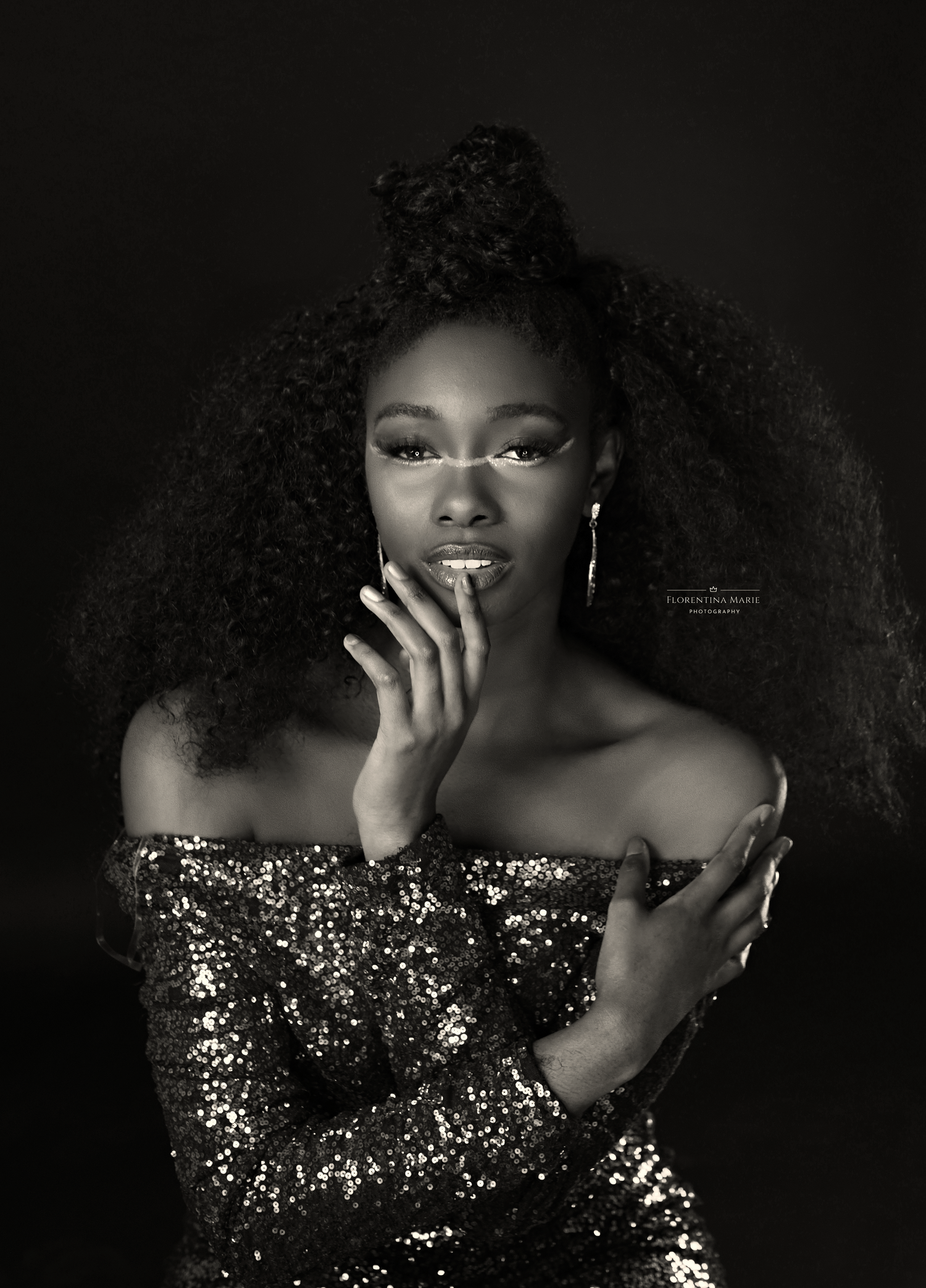 High-fashion model portfolio image in Milwaukee, WI by Florentina Marie Photography.